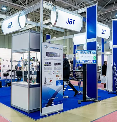 Habillage de stands modulaires